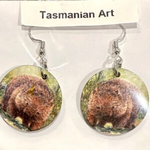 Wombat earrings